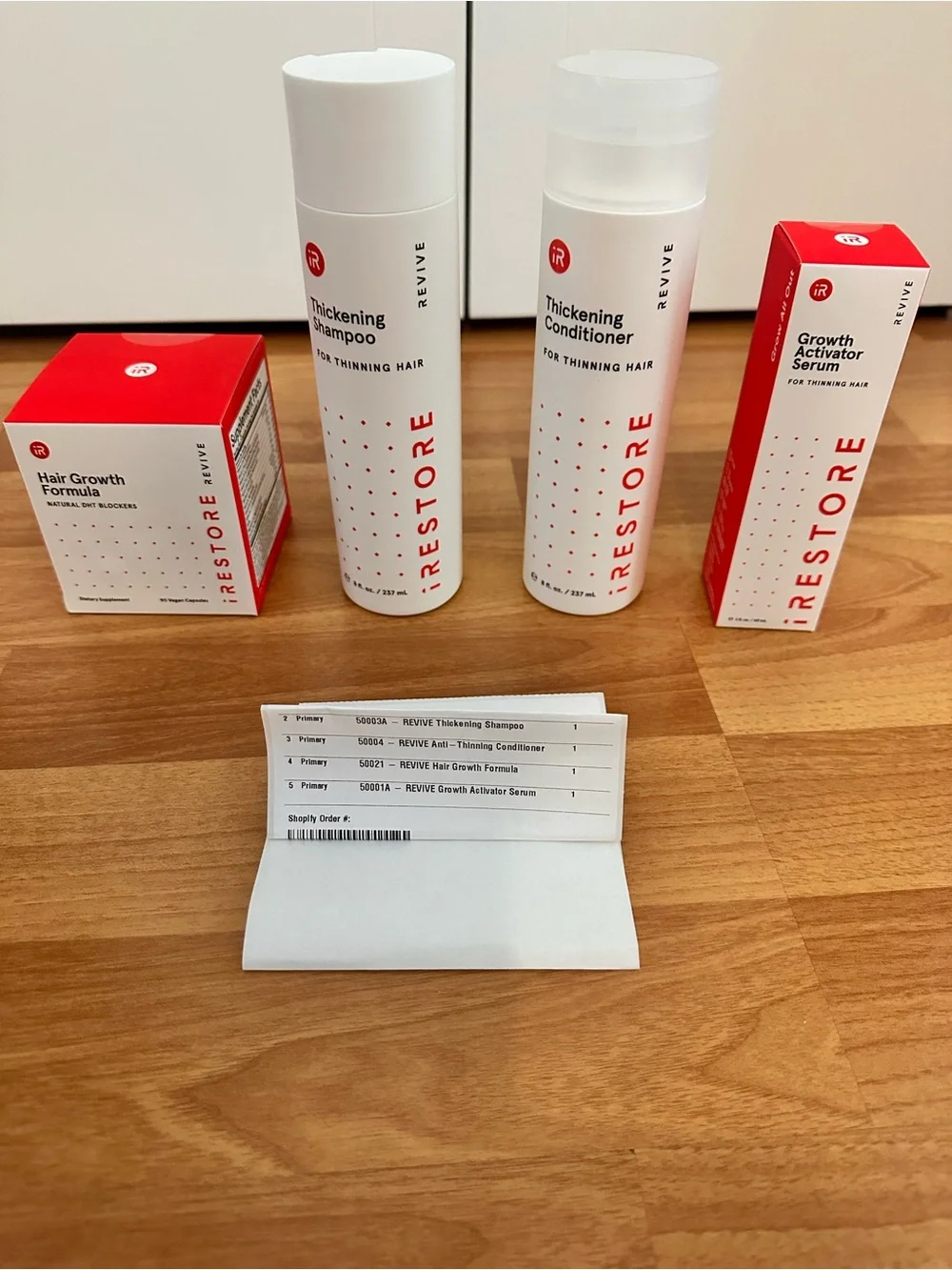 iRestore Thickening Shampoo & Conditioner, Growth Serum & Hair Growth formula
